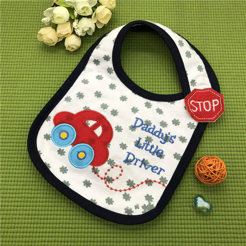 Three-Layer Waterproof Saliva Towel Bib for Babies