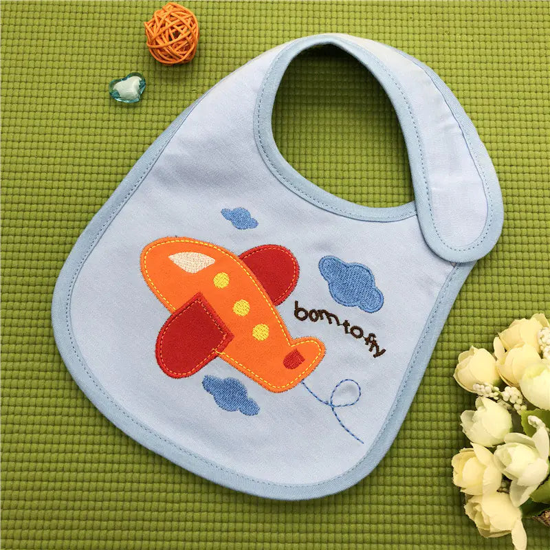 Three-Layer Waterproof Saliva Towel Bib for Babies