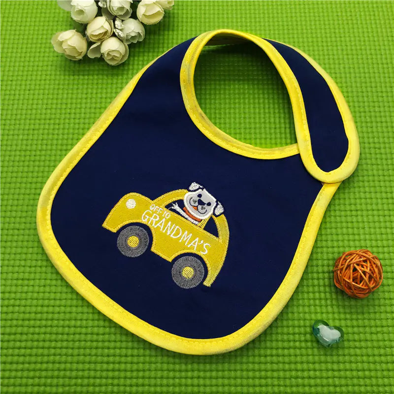 Three-Layer Waterproof Saliva Towel Bib for Babies