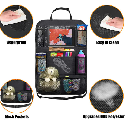 Anti-Kick Car Rear Seat Storage Bag