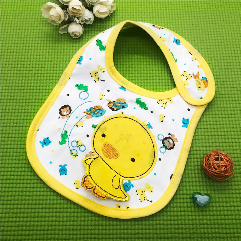 Three-Layer Waterproof Saliva Towel Bib for Babies