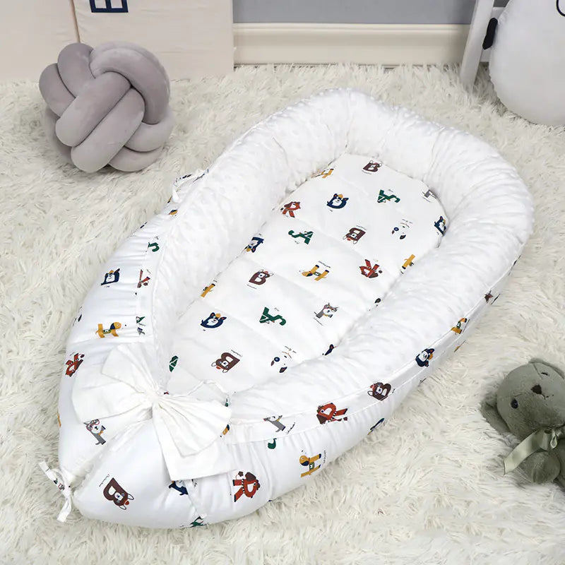 Baby Bed Bubble Fleece Bedding Set
